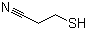 structure of CAS# 1001-58-7, 1-Cyano-2-mercaptoethane;2-Cyanoethyl mercaptan; 3-Mercaptopropionitrile; beta-Mercaptopropionitrile