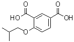 4-(2-Methylpropoxy)-1,3-benzenedicarboxylic acid molecular structure (CAS 100118-38-5)
