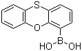 吩恶噻-4-硼酸分子结构 (CAS 100124-07-0)