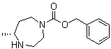 (5R)-Hexahydro-5-methyl-1H-1,4-diazepine-1-carboxylic acid phenylmethyl ester molecular structure (CAS 1001401-60-0)