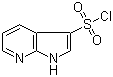 1H-Pyrrolo[2,3-b]pyridine-3-sulfonyl chloride molecular structure (CAS 1001412-59-4)