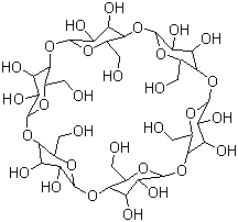 alpha-环糊精分子结构 (CAS 10016-20-3)