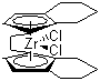 rac-Ethylenebis(4,5,6,7-tetrahydro-1-indenyl)]zirconium dichloride molecular structure (CAS 100163-29-9)
