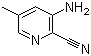 3-氨基-2-氰基-5-甲基吡啶分子结构 (CAS 1001635-30-8)