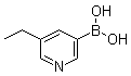 (5-Ethylpyridin-3-yl)boronic acid molecular structure (CAS 1001907-70-5)