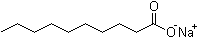 structure of CAS# 1002-62-6, Capric acid sodium salt;Sodium caprate; Sodium caprinate; Sodium decanoate