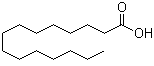 n-Pentadecanoic acid molecular structure (CAS 1002-84-2)