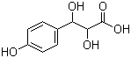 2,3-二羟基-3-(4-羟基苯基)丙酸分子结构 (CAS 100201-57-8)