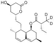 表洛伐他汀-d3分子结构 (CAS 1002345-93-8)