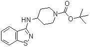 4-(1,2-Benzisothiazol-3-ylamino)-1-piperidinecarboxylic acid 1,1-dimethylethyl ester molecular structure (CAS 1002355-72-7)