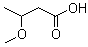 3-Methoxybutanoic acid molecular structure (CAS 10024-70-1)