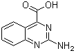 2-Amino-4-quinazolinecarboxylic acid molecular structure (CAS 100246-10-4)