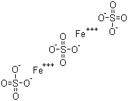 structure of CAS# 10028-22-5, Ferric sulfate ;Iron (III) sulfate; Sulfuric acid iron(3+) salt (3:2)