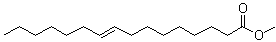 structure of CAS# 10030-74-7, (9E)-9-Hexadecenoic acid methyl ester;Methyl 9(E)-hexadecenoate; Methyl palmitelaidate; Methyl trans-9-hexadecenoate