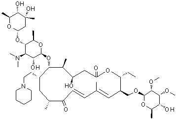 20-Deoxo-20-(1-piperidinyl)tylosin molecular structure (CAS 1003024-00-7)