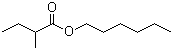 structure of CAS# 10032-15-2, Hexyl 2-methylbutyrate
