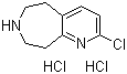 2-Chloro-6,7,8,9-tetrahydro-5H-pyrido[2,3-d]azepine hydrochloride molecular structure (CAS 1003591-00-1)
