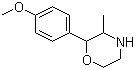 2-(4-Methoxyphenyl)-3-methylmorpholine molecular structure (CAS 100369-95-7)