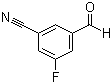 3-Fluoro-5-formylbenzonitrile molecular structure (CAS 1003708-42-6)