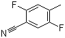 2,5-Difluoro-4-methylbenzonitrile molecular structure (CAS 1003708-66-4)