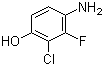 4-Amino-2-chloro-3-fluorophenol molecular structure (CAS 1003710-18-6)
