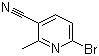 structure of CAS# 1003711-39-4, 6-Bromo-2-methyl-3-pyridinecarbonitrile