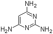 2,4,6-三氨基嘧啶分子结构 (CAS 1004-38-2)