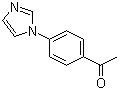 结构式 CAS# 10041-06-2, 4'-(咪唑-1-基)苯乙酮
