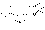 3-Hydroxy-5-(methoxycarbonyl)phenylboronic acid pinacol ester molecular structure (CAS 1004294-79-4)
