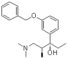 (alphaR)-alpha-[(1S)-2-(Dimethylamino)-1-methylethyl]-alpha-ethyl-3-(phenylmethoxy)benzenemethanol molecular structure (CAS 1004315-82-5)