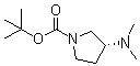 (3R)-3-(Dimethylamino)-1-pyrrolidinecarboxylic acid 1,1-dimethylethyl ester molecular structure (CAS 1004538-33-3)
