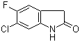 6-Chloro-5-fluoro-2-oxindole molecular structure (CAS 100487-74-9)