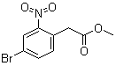 structure of CAS# 100487-82-9, 4-Bromo-2-nitrobenzeneacetic acid methyl ester;Methyl (4-bromo-2-nitrophenyl)acetate; Methyl 2-(4-bromo-2-nitrophenyl)acetate
