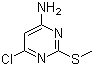 4-氨基-6-氯-2-甲硫基嘧啶分子结构 (CAS 1005-38-5)