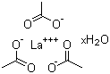 structure of CAS# 100587-90-4, Lanthanum triacetate hydrate;Lanthanum(III) acetate hydrate