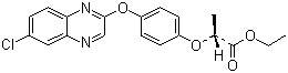 Quizalofop-p-ethyl molecular structure (CAS 100646-51-3)