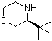 (3S)-3-叔丁基吗啉分子结构 (CAS 1007112-64-2)