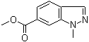 1-Methyl-1H-indazole-6-carboxylic acid methyl ester molecular structure (CAS 1007219-73-9)