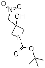 3-羟基-3-(硝基甲基)吖丁啶-1-羧酸叔丁酯分子结构 (CAS 1008526-70-2)