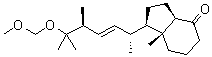(1R,3aR,7aR)-Octahydro-1-[(1R,2E,4S)-5-(methoxymethoxy)-1,4,5-trimethyl-2-hexen-1-yl]-7a-methyl-4H-inden-4-one molecular structure (CAS 100858-26-2)