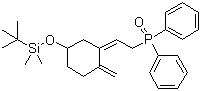 结构式 CAS# 100858-27-3, 叔丁基[3-[2-(二苯基膦酰)亚乙基]-4-亚甲基环己基氧基]二甲基硅烷