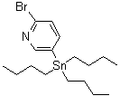 structure of CAS# 1008756-65-7, 2-Bromo-5-(tri-n-butylstannyl)pyridine