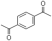 结构式 CAS# 1009-61-6, 1,4-二乙酰苯; 对二乙酰基苯