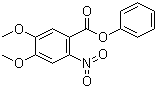 4,5-二甲氧基-2-硝基苯甲酸苯酯分子结构 (CAS 100905-32-6)