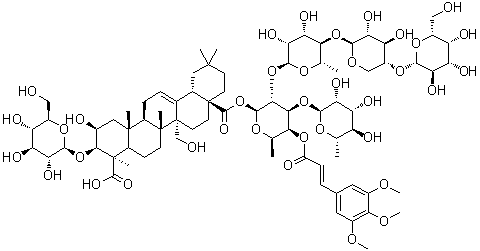 Onjisaponin O molecular structure (CAS 1009314-38-8)