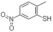 2-甲基-5-硝基苯硫酚分子结构 (CAS 100960-02-9)