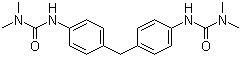 4,4'-亚甲基二(1,1-二甲基-3-苯基脲)分子结构 (CAS 10097-09-3)