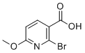 2-Bromo-6-methoxynicotinic acid molecular structure (CAS 1009735-25-4)