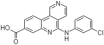 CX-4945 molecular structure (CAS 1009820-21-6)
