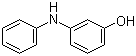 structure of CAS# 101-18-8, 3-Hydroxydiphenylamine ;3-Hydroxy-N-phenylaniline; 3-Phenylaminophenol; m-Anilinophenol